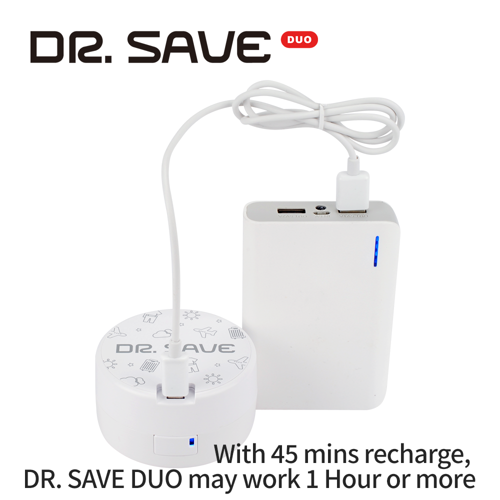 DR. SAVE DUO吸排気両用ミニ真空機(内蔵リチウム電池)