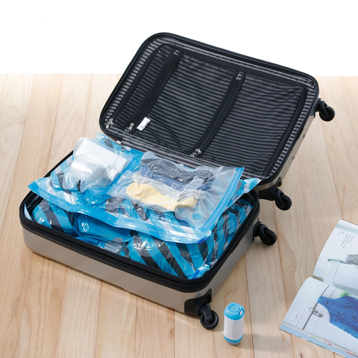 DR. SAVE UNO Battery-Operated Mini Vacuum Pump for Storage Bags