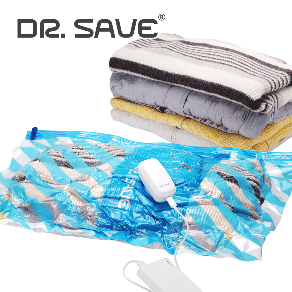 4 Pack Clothes Storage Vacumm Bags Travel Set